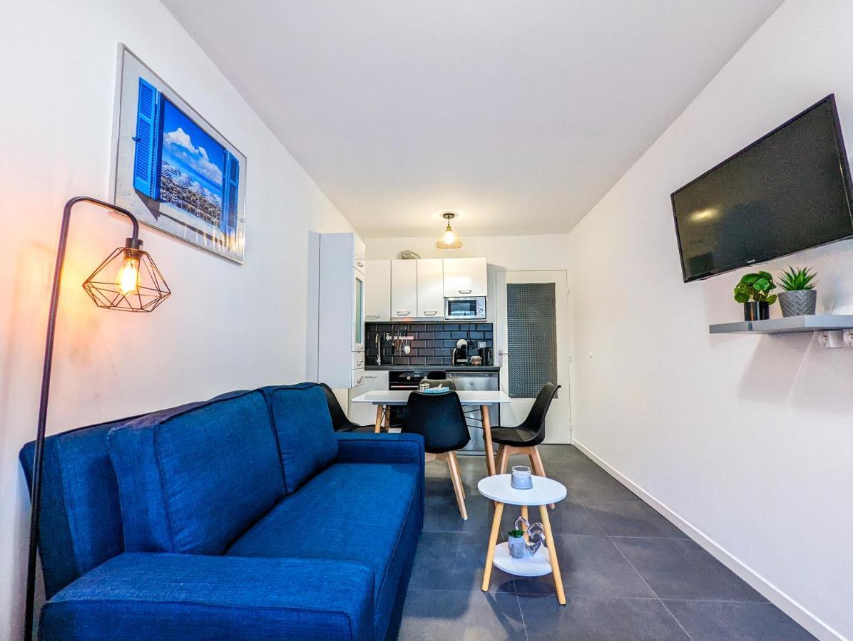 1 Min To The Beach Apartment - Kitchen - Tramway - Air Conditioner - Wifi - Promenade Des Anglais Nizza Exterior foto